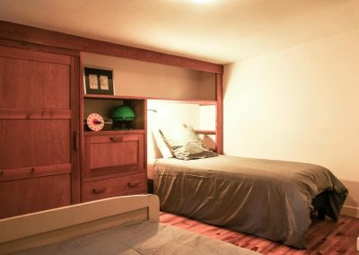 chambre double 2ème étage lit simple chalet en location à le Monêtier les bains, Serre-Chevalier