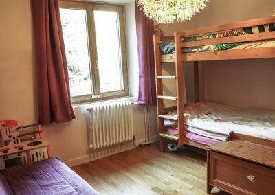 Chambre lits superposés 1er étage chalet en location à le Monêtier les bains, Serre-Chevalier