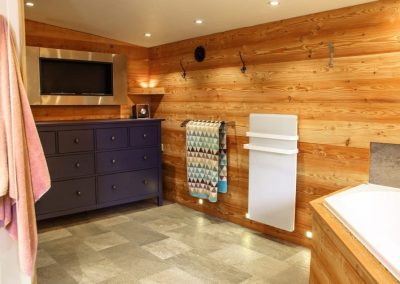 Salle de bain 2ème étage chalet en location à le Monêtier les bains, Serre-Chevalier